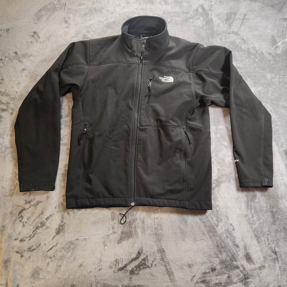 The North Face Jacket Mens Medium Black Apex Bionic Windproof Water Resistant